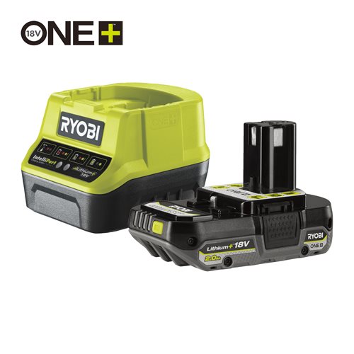 Kit Batteria e Caricabatterie RYOBI 18V (1x 2.0Ah)